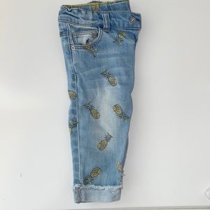 Zara Baby Cuffed Pineapple Jeans
